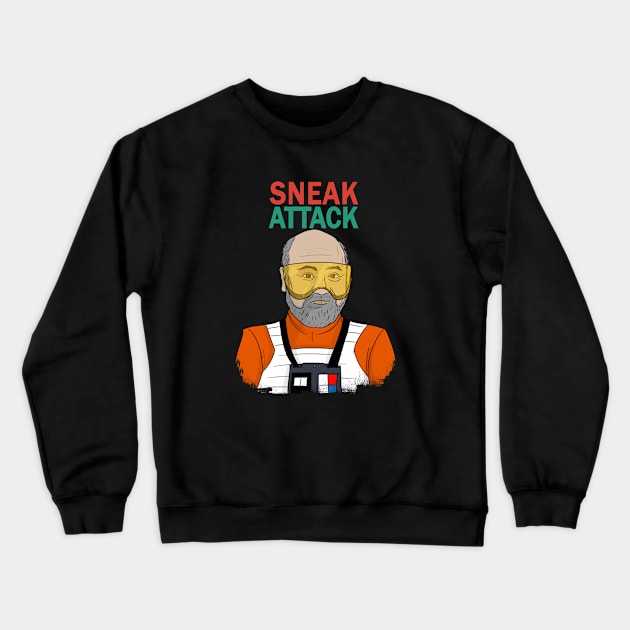 Sneak Attack II Crewneck Sweatshirt by mattskilton